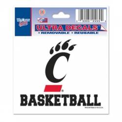 University Of Cincinnati Bearcats Basketball - 3x4 Ultra Decal