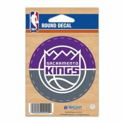 Sacramento Kings Logo - 3x3 Round Vinyl Sticker