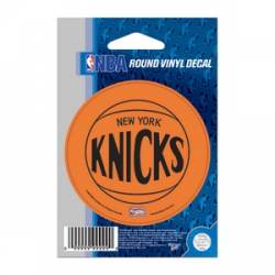New York Knicks Retro - 3x3 Round Vinyl Sticker