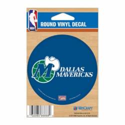 Dallas Mavericks Retro - 3x3 Round Vinyl Sticker