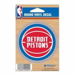 Detroit Pistons Logo - 3x3 Round Vinyl Sticker