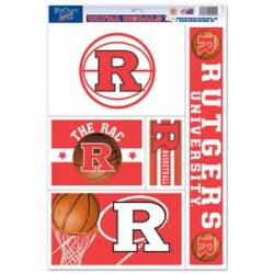 Rutgers University Scarlet Knights - Set of 5 Ultra Decals