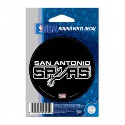 San Antonio Spurs Retro - 3x3 Round Vinyl Sticker