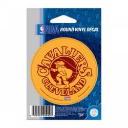 Cleveland Cavaliers Retro - 3x3 Round Vinyl Sticker