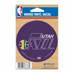 Utah Jazz Retro - 3x3 Round Vinyl Sticker