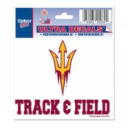 Arizona State University Sun Devils Track & Field - 3x4 Ultra Decal