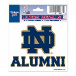 University Of Notre Dame Fighting Irish Alumni - 3x4 Ultra Decal