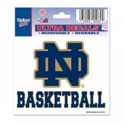 University Of Notre Dame Fighting Irish Basketball - 3x4 Ultra Decal