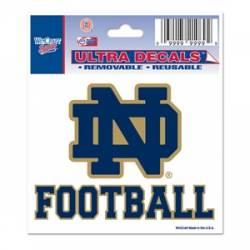 University Of Notre Dame Fighting Irish Football - 3x4 Ultra Decal