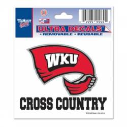 Western Kentucky University Hilltoppers Cross Country - 3x4 Ultra Decal