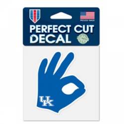 University Of Kentucky Wildcats Retro - 4x4 Die Cut Decal