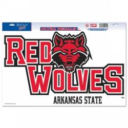 Arkansas State Red Wolves - 11x17 Ultra Decal