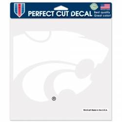 Kansas State University Wildcats - 8x8 White Die Cut Decal