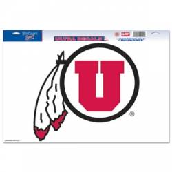 University Of Utah Utes - 11x17 Ultra Decal