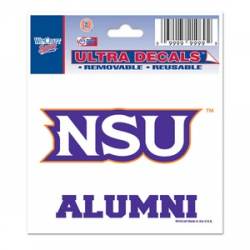 Northwestern State University Demons Alumni - 3x4 Ultra Decal