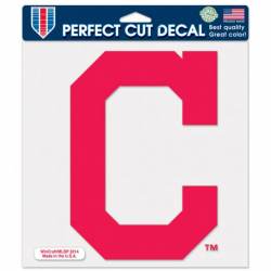 Cleveland Indians C Logo - 8x8 Full Color Die Cut Decal