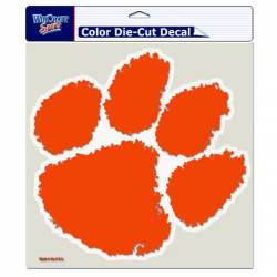 Clemson University Tigers - 8x8 Full Color Die Cut Decal
