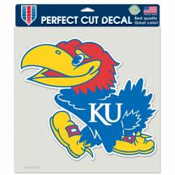 University Of Kansas Jayhawks - 8x8 Full Color Die Cut Decal