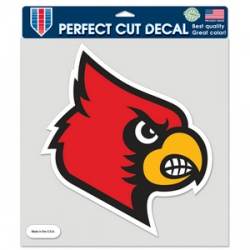 University Of Louisville Cardinals - 8x8 Full Color Die Cut Decal
