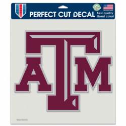 Texas A&M University Aggies - 8x8 Full Color Die Cut Decal