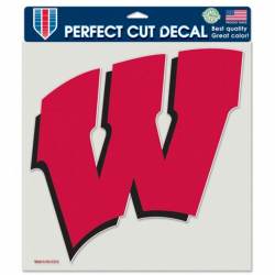 University Of Wisconsin Badgers - 8x8 Full Color Die Cut Decal