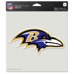 Baltimore Ravens Logo - 8x8 Full Color Die Cut Decal