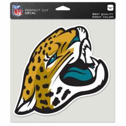 Jacksonville Jaguars Logo - 8x8 Full Color Die Cut Decal