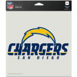 Los Angeles Chargers Script - 8x8 Full Color Die Cut Decal