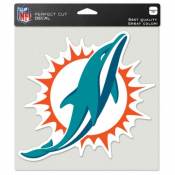 Miami Dolphins - 8x8 Full Color Die Cut Decal