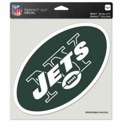 New York Jets 1998-2018 Logo - 8x8 Full Color Die Cut Decal