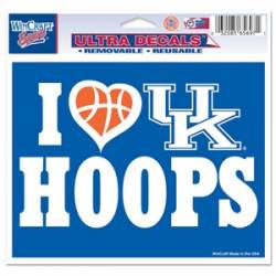 I Love University Of Kentucky Wildcats Hoops - 5x6 Ultra Decal