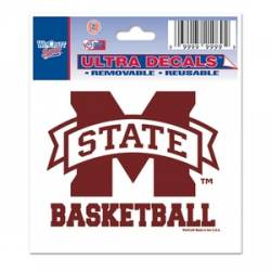 Mississippi State University Bulldogs Basketball - 3x4 Ultra Decal