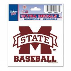 Mississippi State University Bulldogs Baseball - 3x4 Ultra Decal