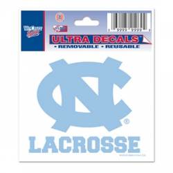 University Of North Carolina Tar Heels Lacrosse - 3x4 Ultra Decal