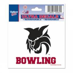 Central Washington University Wildcats Bowling - 3x4 Ultra Decal