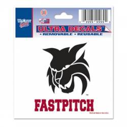 Central Washington University Wildcats Fastpitch - 3x4 Ultra Decal