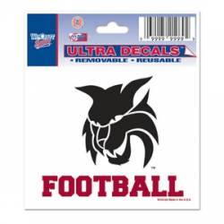 Central Washington University Wildcats Football - 3x4 Ultra Decal