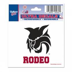 Central Washington University Wildcats Rodeo - 3x4 Ultra Decal