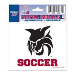Central Washington University Wildcats Soccer - 3x4 Ultra Decal