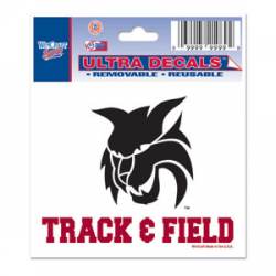 Central Washington University Wildcats Track & Field - 3x4 Ultra Decal