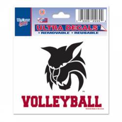 Central Washington University Wildcats Volleyball - 3x4 Ultra Decal
