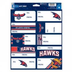 Atlanta Hawks - Sheet of 10 Gift Tag Labels