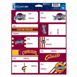 Cleveland Cavaliers - Sheet of 10 Gift Tag Labels