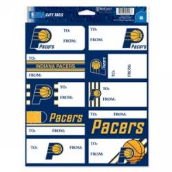 Indiana Pacers - Sheet of 10 Gift Tag Labels