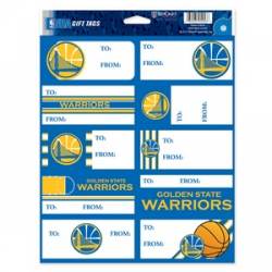 Golden State Warriors - Sheet of 10 Gift Tag Labels