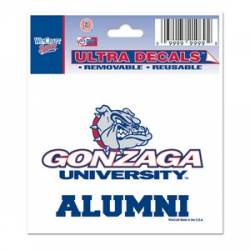 Gonzaga University Bulldogs Alumni - 3x4 Ultra Decal