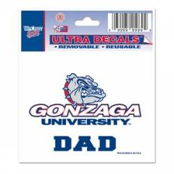 Gonzaga University Bulldogs Dad - 3x4 Ultra Decal