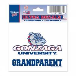 Gonzaga University Bulldogs Grandparent - 3x4 Ultra Decal