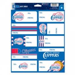 Los Angeles Clippers - Sheet of 10 Gift Tag Labels