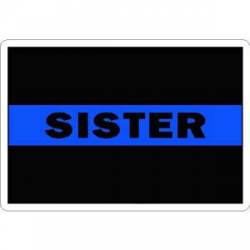 Thin Blue Line Sister - Sticker